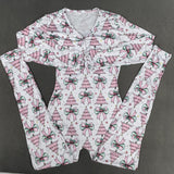 Christmas pants onesie