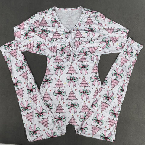 Christmas pants onesie